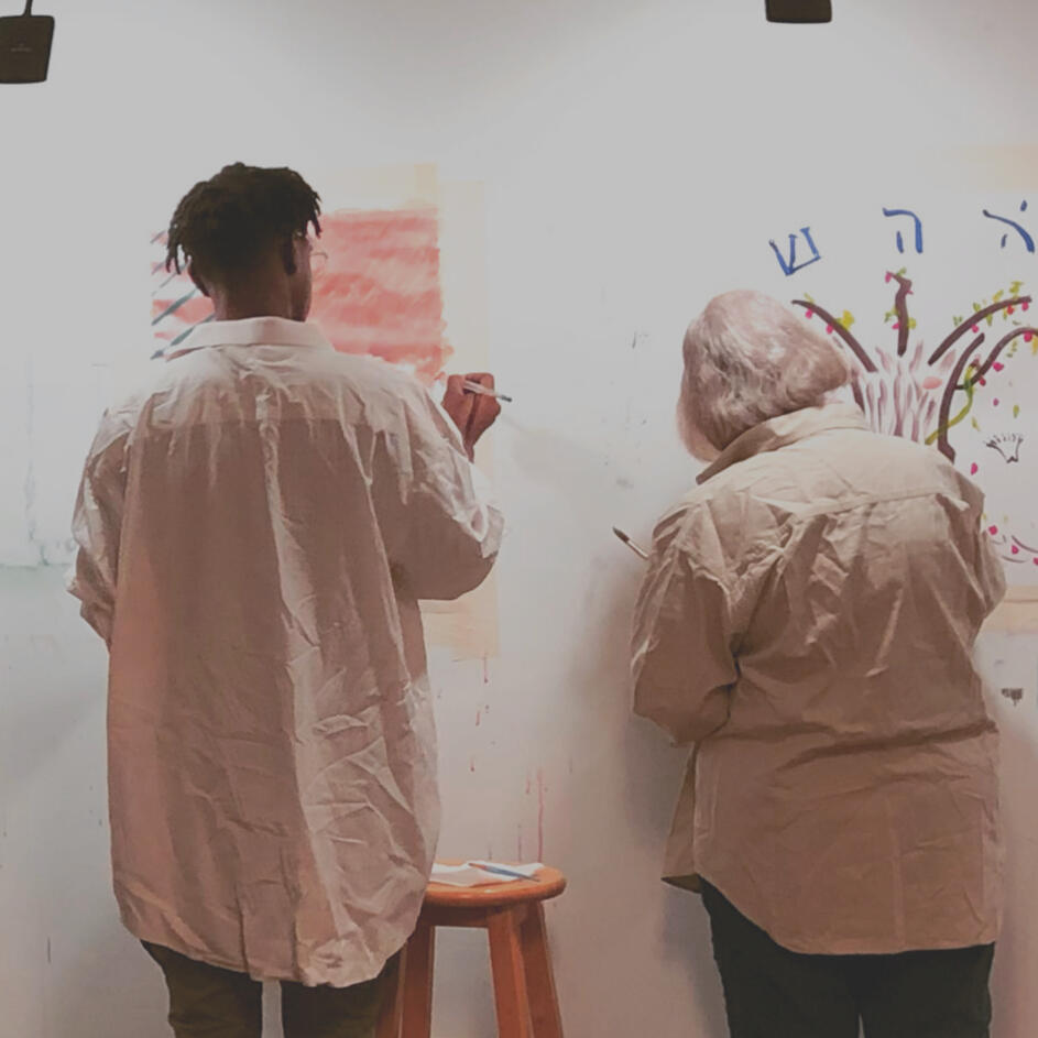 cc painting on wall